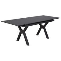 AUSZIEHTISCH Granada 160/210 x 90 cm dark grey Aluminium - Grau, Metall (210/90/76cm) - Mr. Deko