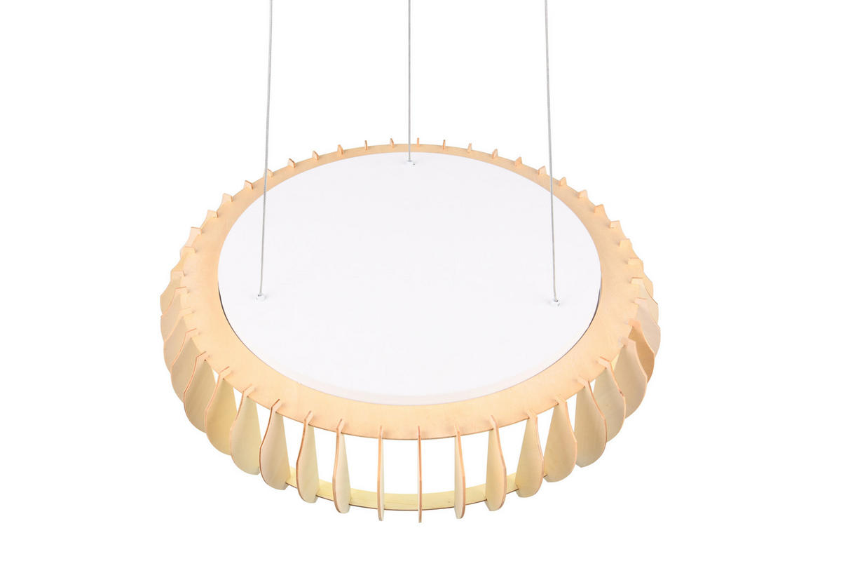 HÄNGELAMPE MONTE - Weiß - 60/60/150 cm - Weiß, Kunststoff (60/60/150cm) - Trio Leuchten