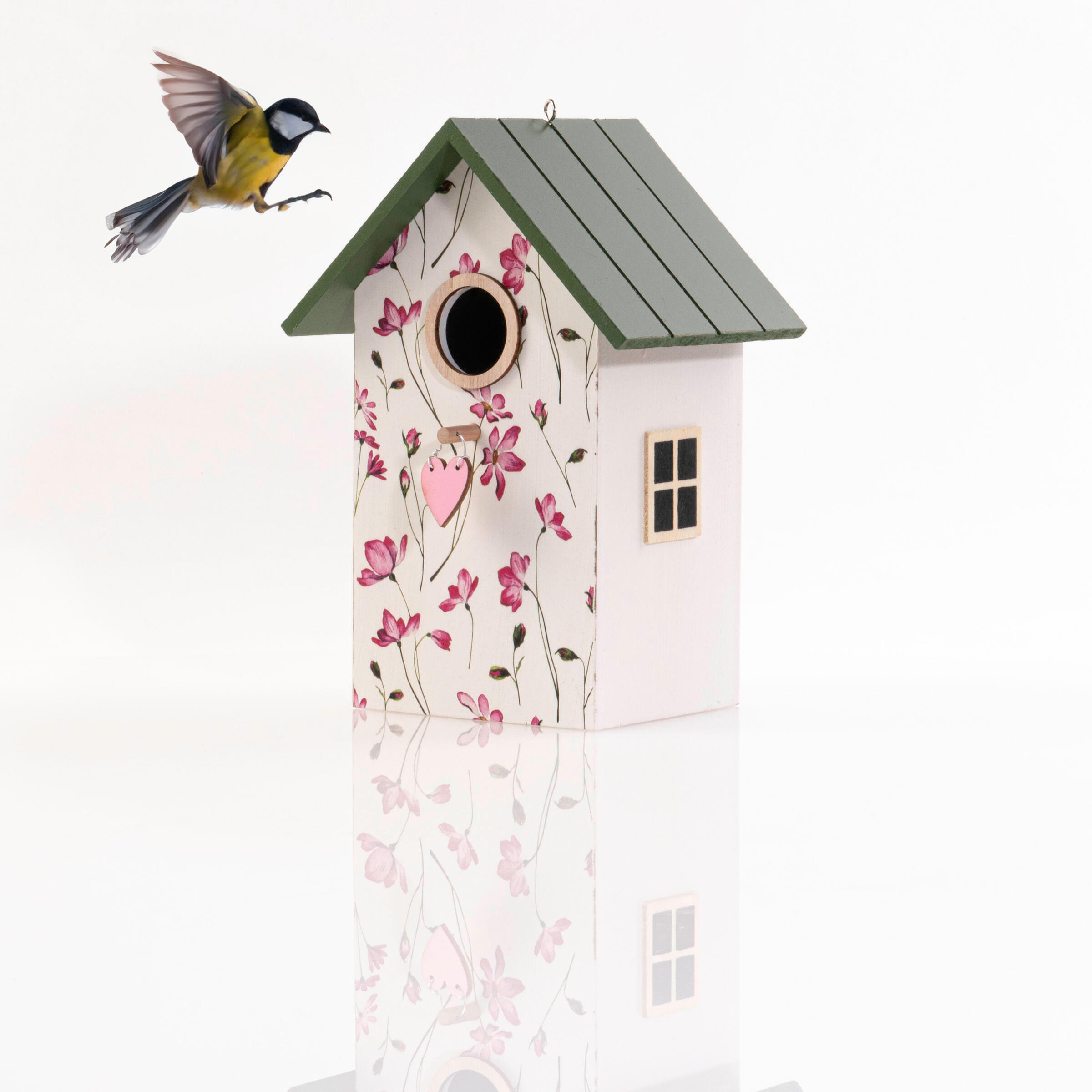 NISTKASTEN Lilliana 15/12/22 cm - Weiß, Holz (12/22/15cm) - Boltze Home