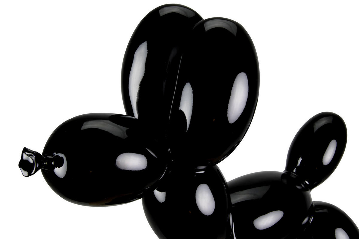 SKULPTUR Schwarz 50/46 cm - Schwarz, Stein (3.8/46/18cm) - KUNSTLOFT
