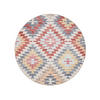 VINTAGE-TEPPICH George waschbar ø 120 cm rund - Beige/Multicolor, Kunststoff (120/120cm) - benuta