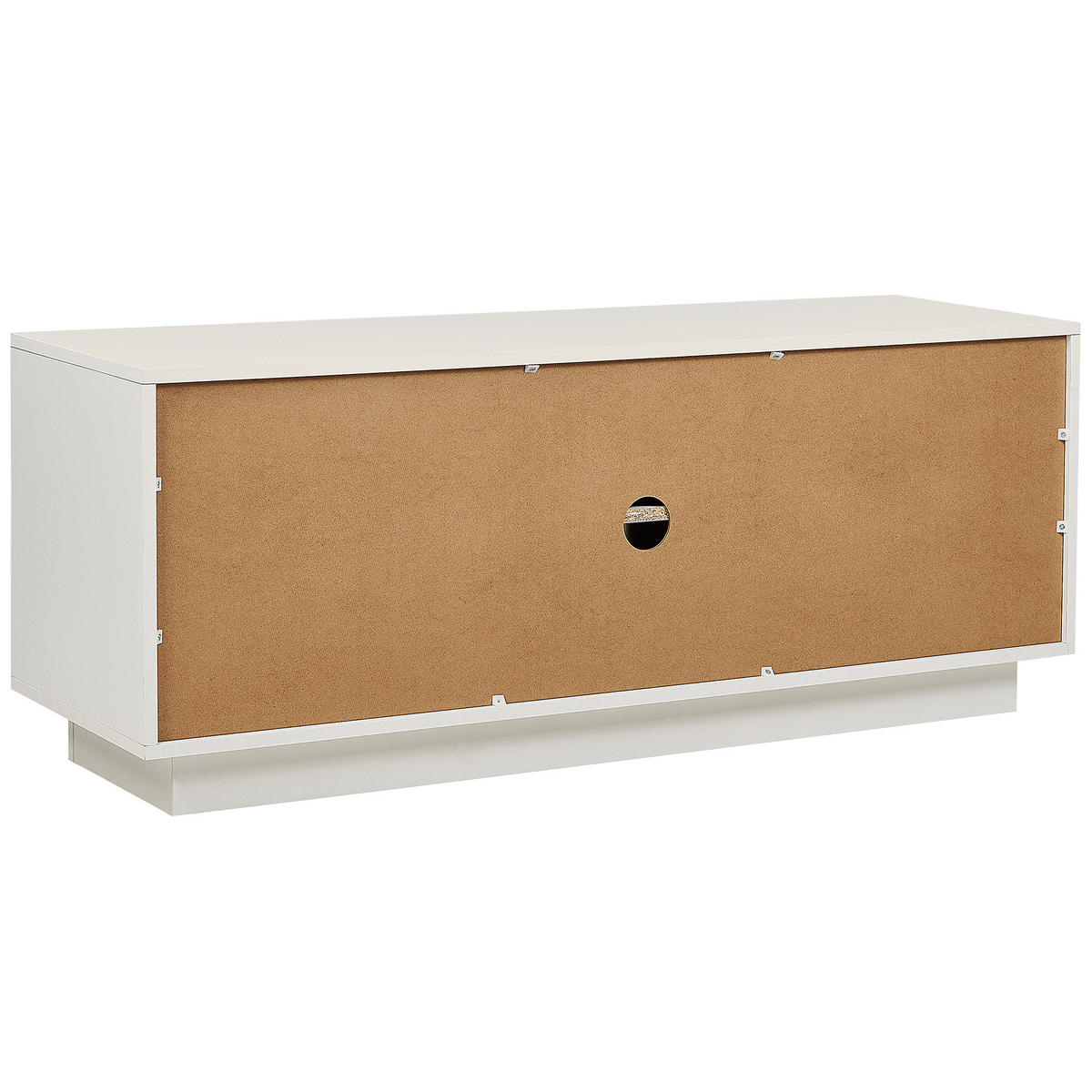 SCHRANK Weiß Uyuni - Weiß, Holzwerkstoff (120/40/40cm) - Beliani