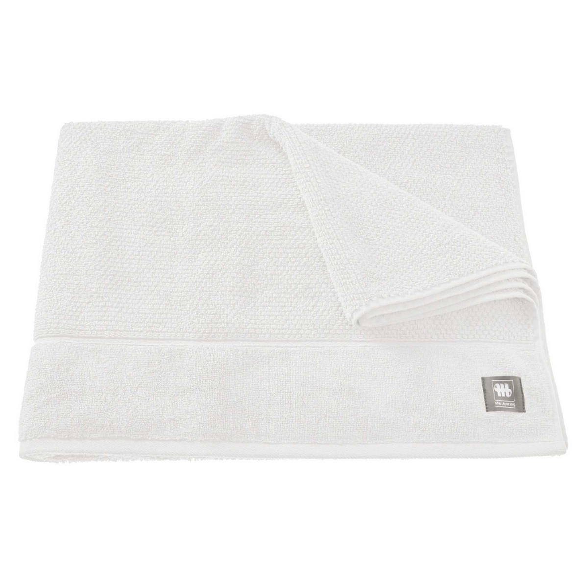 DUSCHTUCH SOLID - Perlmutt, Textil (100/150cm) - Musterring