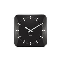 WANDUHR Sucinto Dome Schwarz 4.5/35/35 cm - Schwarz, Kunststoff (35/35/4.5cm) - Karlsson