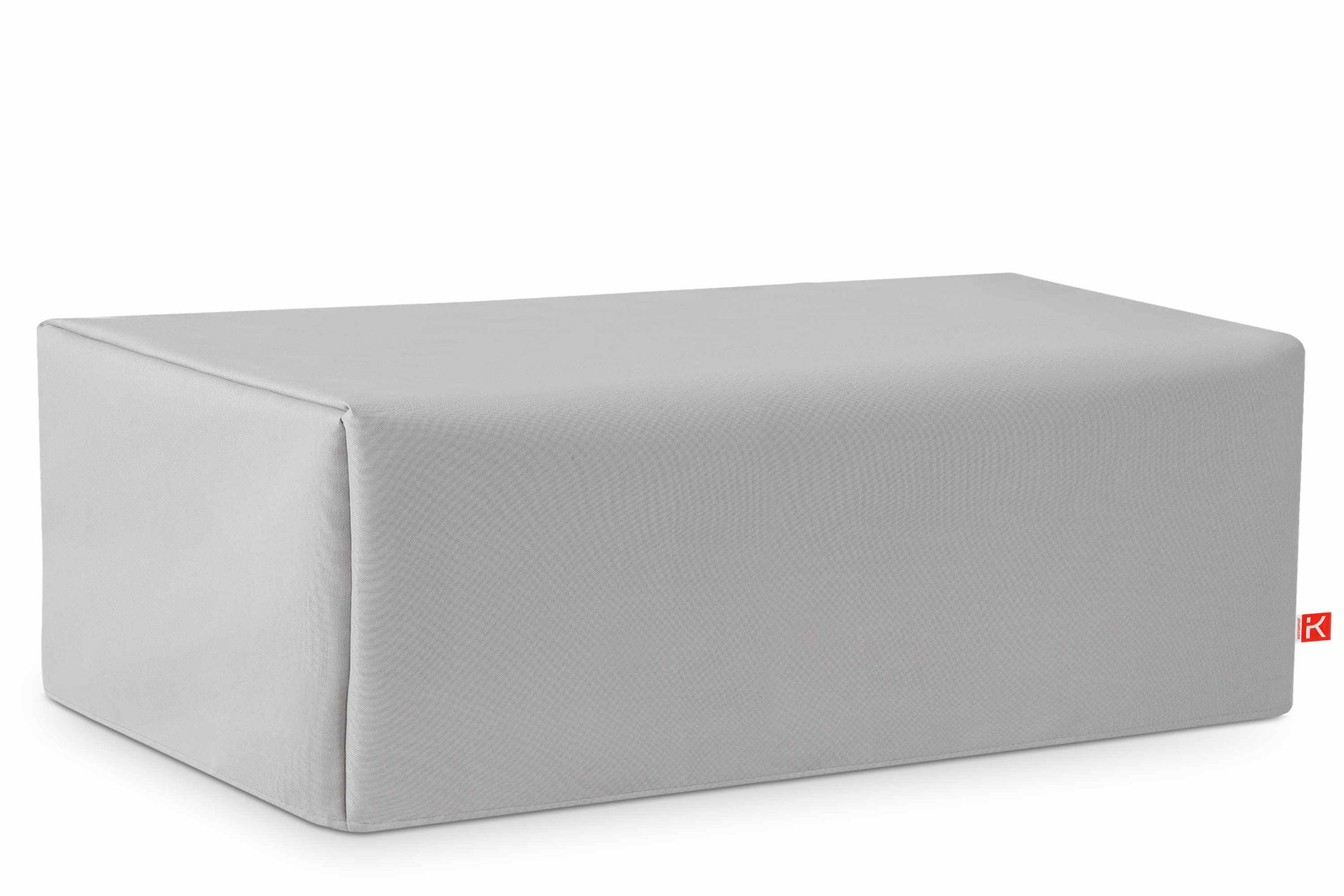ABDECKUNG-FÜR-GARTENSOFA TRIGLO-FÜR-ein 3-Sitzer-Sofa, robustes Material, Hellgrau - Hellgrau, Textil (231/72cm) - KONSIMO®