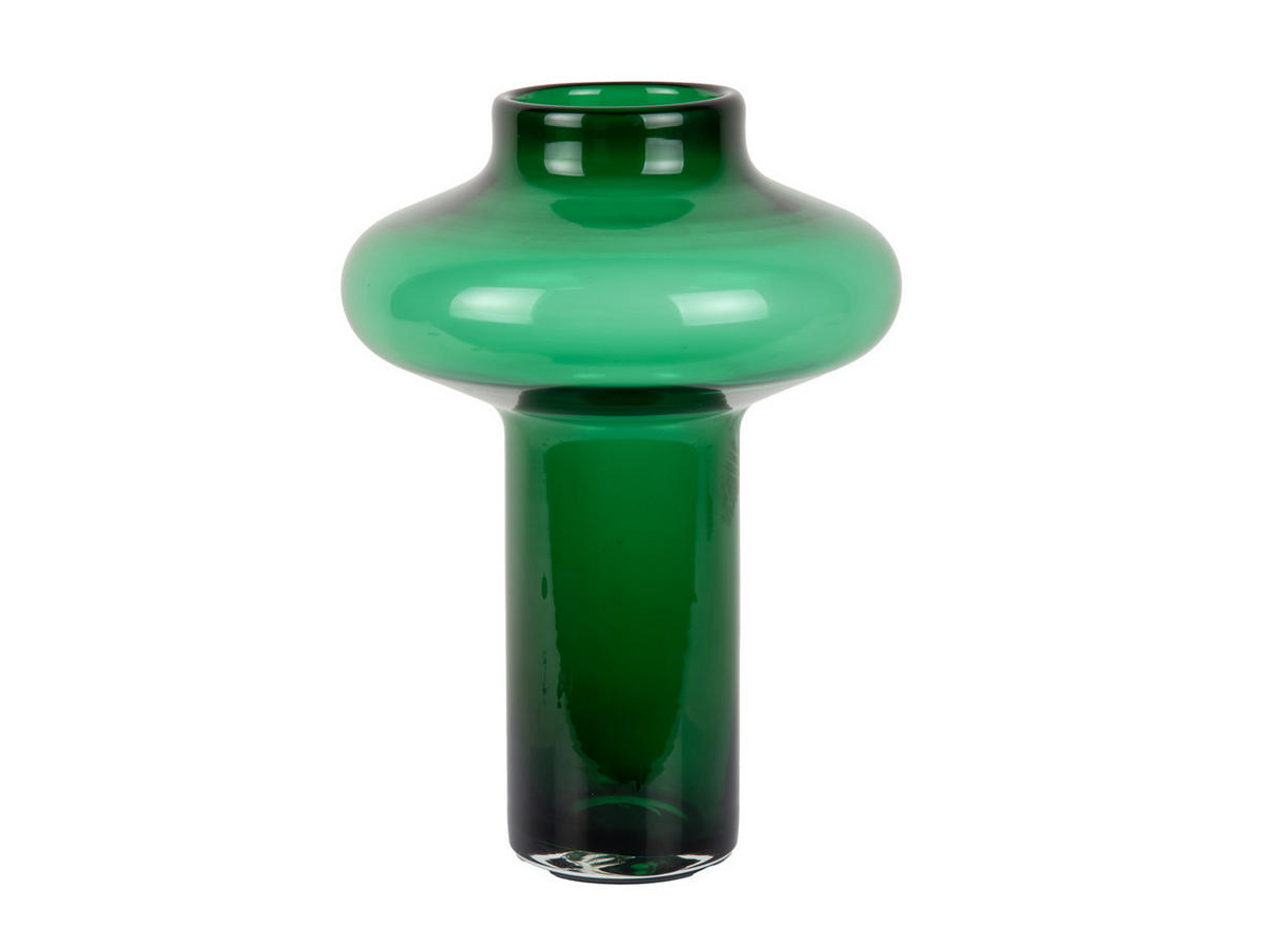 VASE Asombroso Grün 20/20/37 cm - Grün, Glas (37cm) - Present Time
