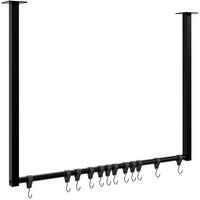 KLEIDERSTANGE Metall Schwarz - Schwarz, Metall (80/60/7cm) - CLP