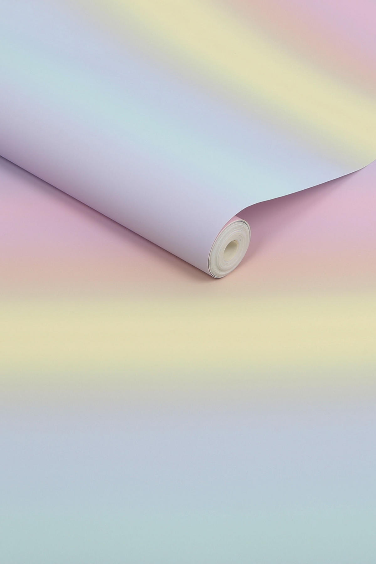 VLIESTAPETE Ombre-Regenbogen Pastell - Multicolor, Papier/Kunststoff (52/1000cm) - next
