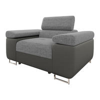 SESSEL Torezio - Greige, Holz/Textil (134/90/102cm) - MIRJAN24