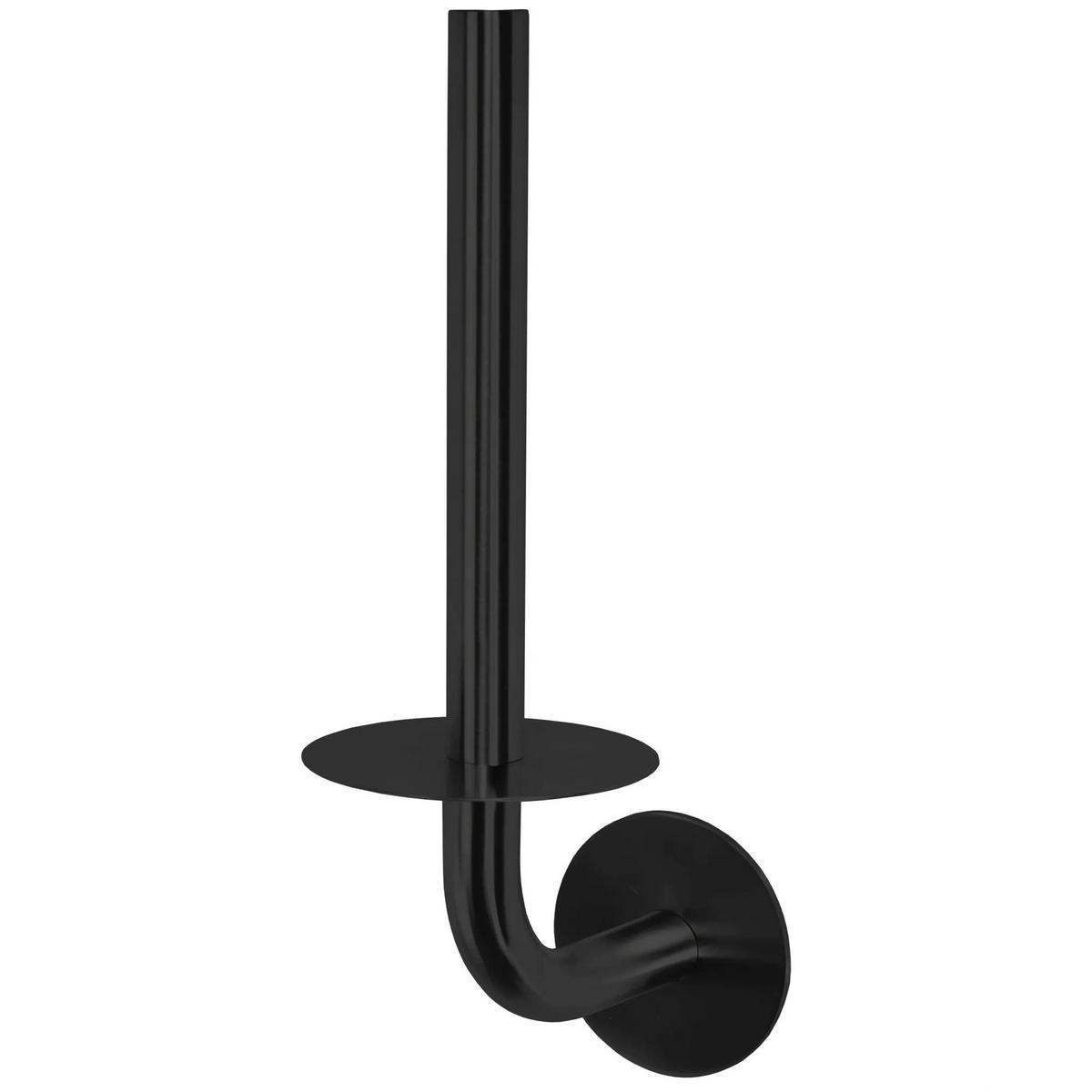 HALTER Für Toilettenpapier Rea Black 322220a Duo - Schwarz, Metall (23/7/11cm) - REA