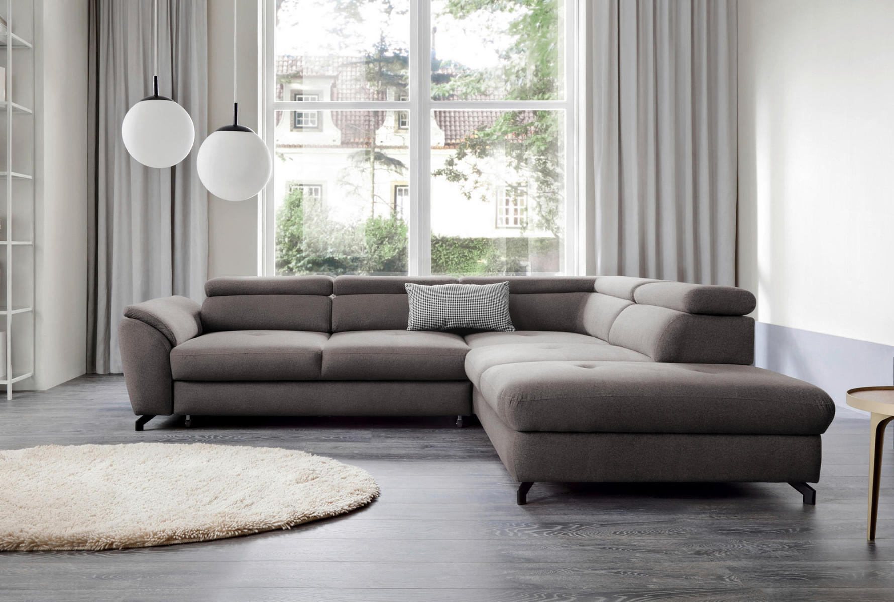 siva sedežna garnitura