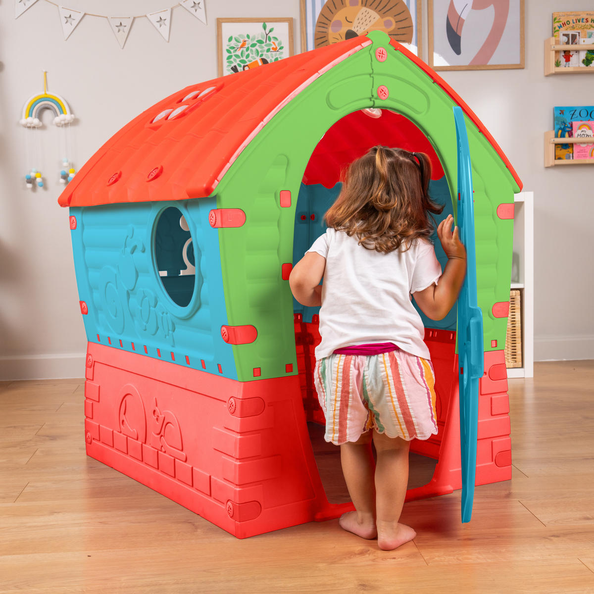 SPIELHAUS, S-free Spielhaus, 90 x 95 x 110 cm - Multicolor, Kunststoff (90/110/95cm)