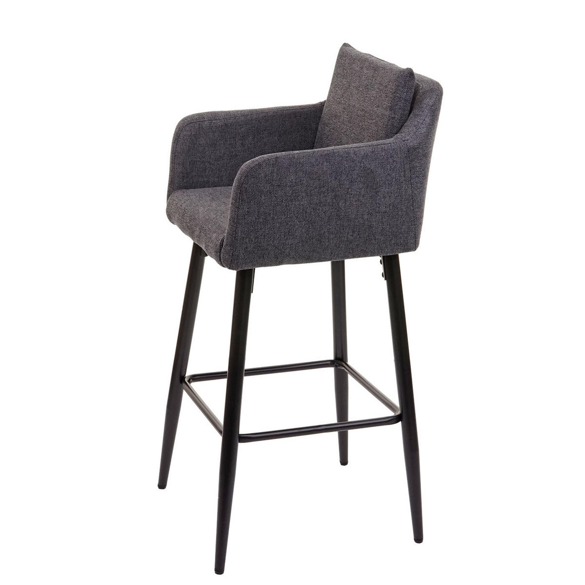 BARHOCKER Anthrazit 2er-Set - Anthrazit, Textil (54/105/53cm) - Jamb