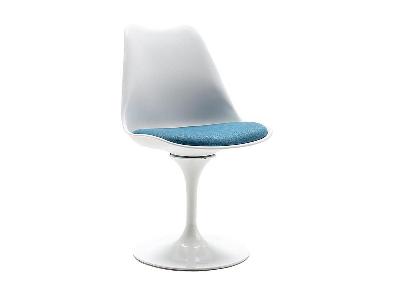 STUHL - Polypropylen & Metall - Blau und Weiß - XAFY - Blau, Kunststoff (56.5/82/49cm) - Vente-Unique