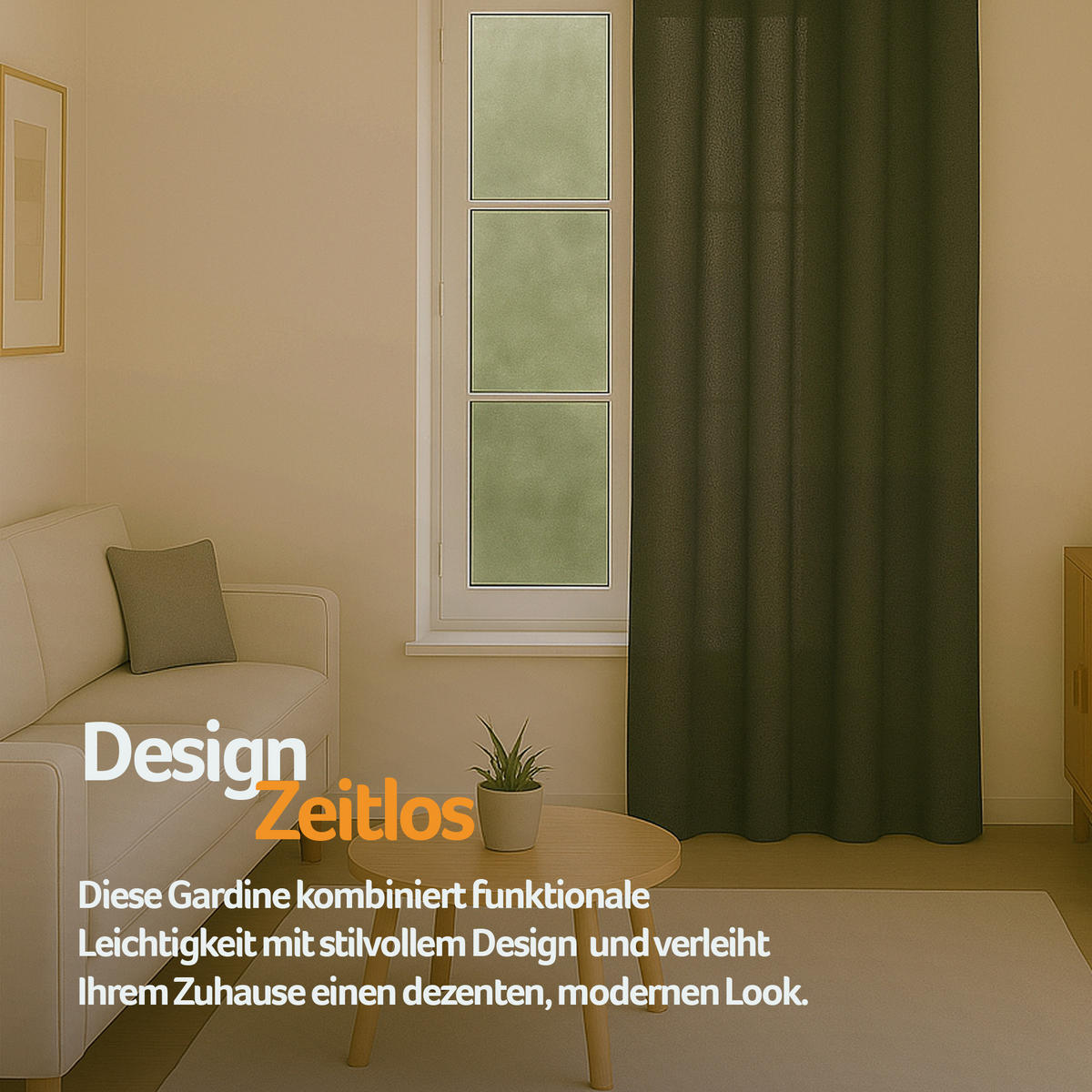 VORHANG Blickdicht ( 140x245cm ) mit Kräuselband / Universalband in Anthrazit - Anthrazit, Textil (140/245cm) - Bestlivings
