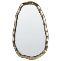 WANDSPIEGEL 50/32 cm Gold Damoh - Goldfarben, Metall (50/3/32cm) - Beliani