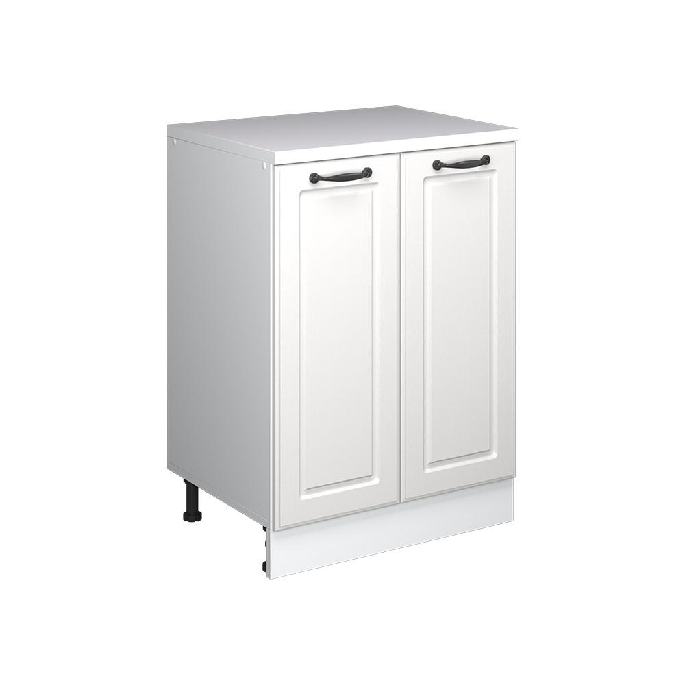 SKRINKA DO PODKROVIA Rion Biely vidiecky dom 60 x 81.6 cm bez sklonu s 2 dverami - biela, kompozitné drevo (60/83.8/46cm) - Vicco