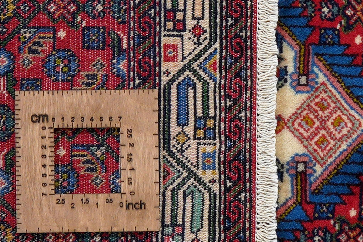 ORIENTTEPPICH handgeknüpft Assadabad Rot 154/107 cm Schurwolle - Rot, Textil (107/154cm) - Looma