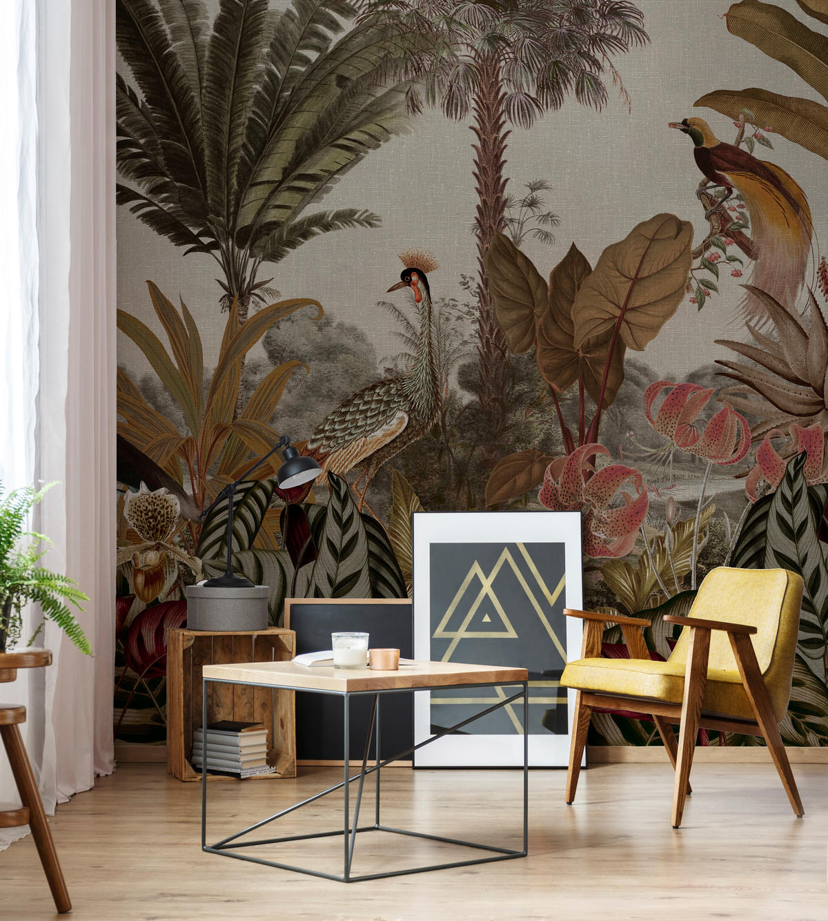 FOTOTAPETE - Dschungel von Borneo - Grün, Papier/Kunststoff (300/280cm) - Art for the Home