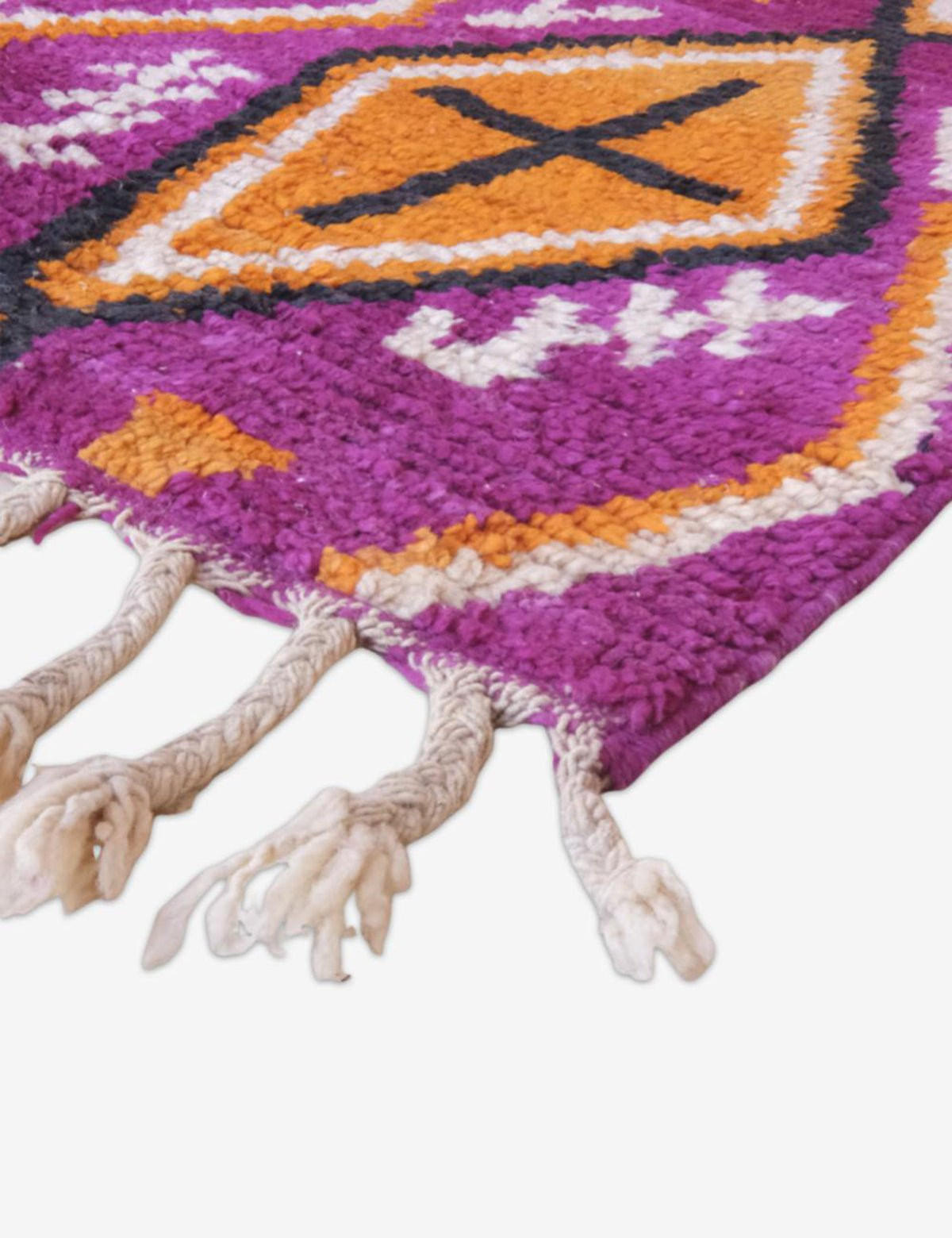 BERBERTEPPICH aus reiner Wolle 78x 507 cm - Pink, Naturmaterialien (78/507cm) - AFK Living