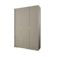 GARDEROBEN-SET 236,7/150/47 - Kaschmir/Goldfarben, Holz/Kunststoff (150/236.7/47cm) - Abiks Möbel