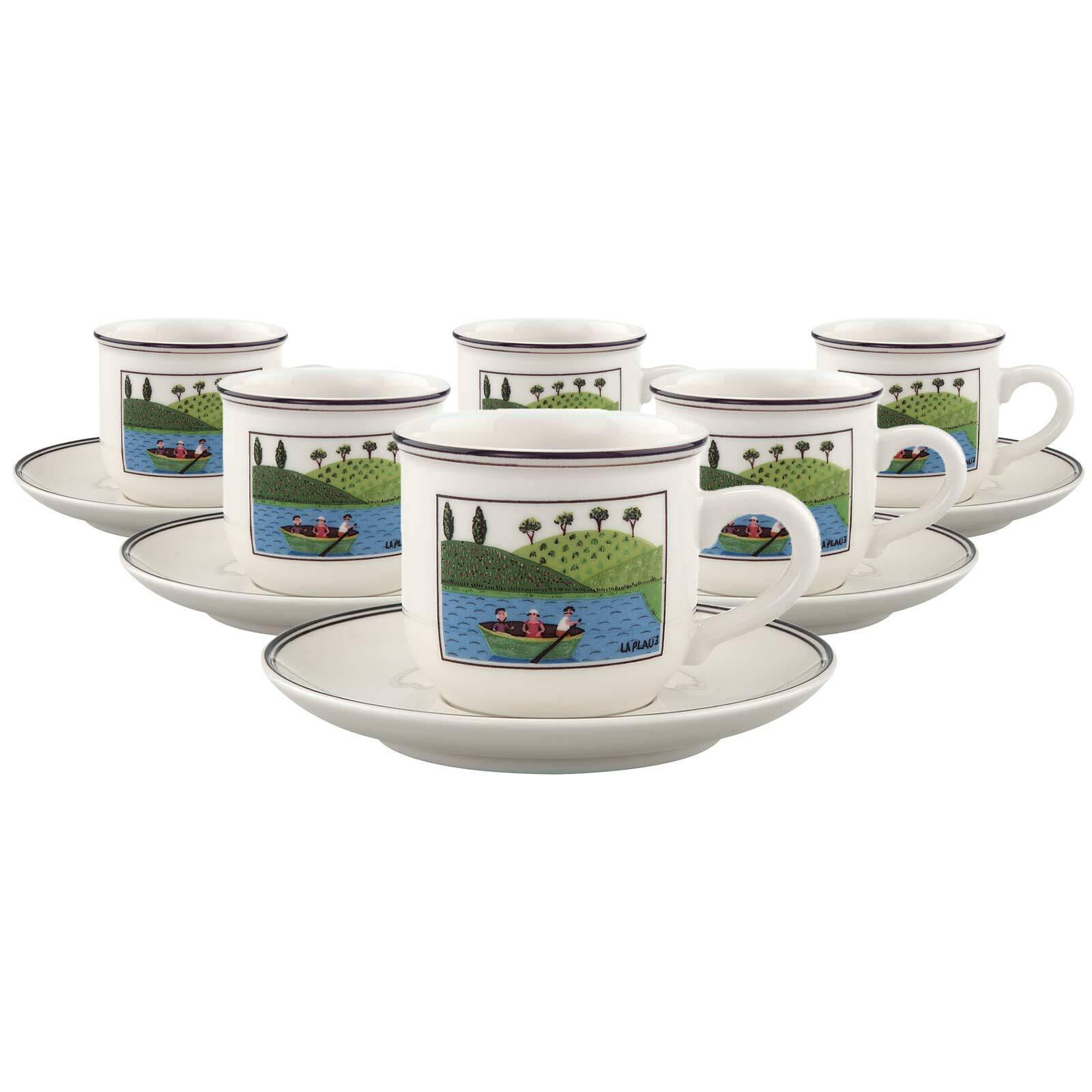 Villeroy & Boch Espressotassen Mehrfarbig 12x7.5x12 cm