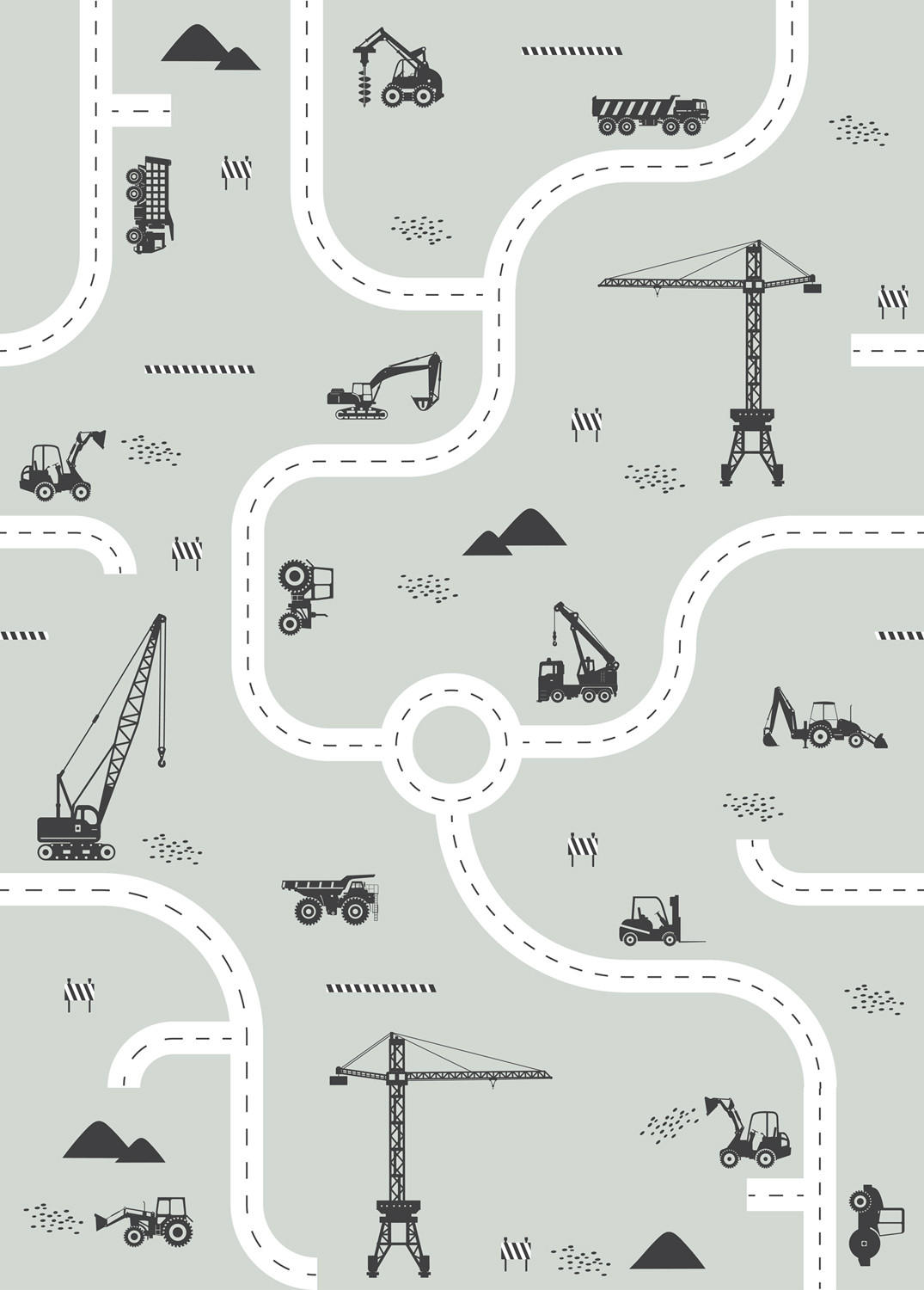 FOTOTAPETE Fahrzeuge 200 x 279 cm - Grün, Papier (200/279cm) - ESTAhome