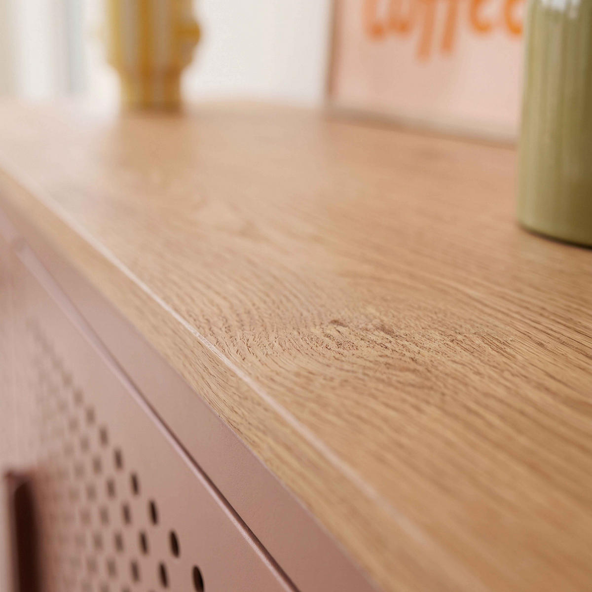 SIDEBOARD 100 cm, Braun - Braun, Metall (100/60/40cm) - Oviala