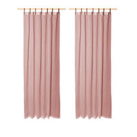 SCHLAUFENSCHAL Evi 2er Set altrose - Altrosa, Textil (135/245/245cm) - Magma Heimtexx