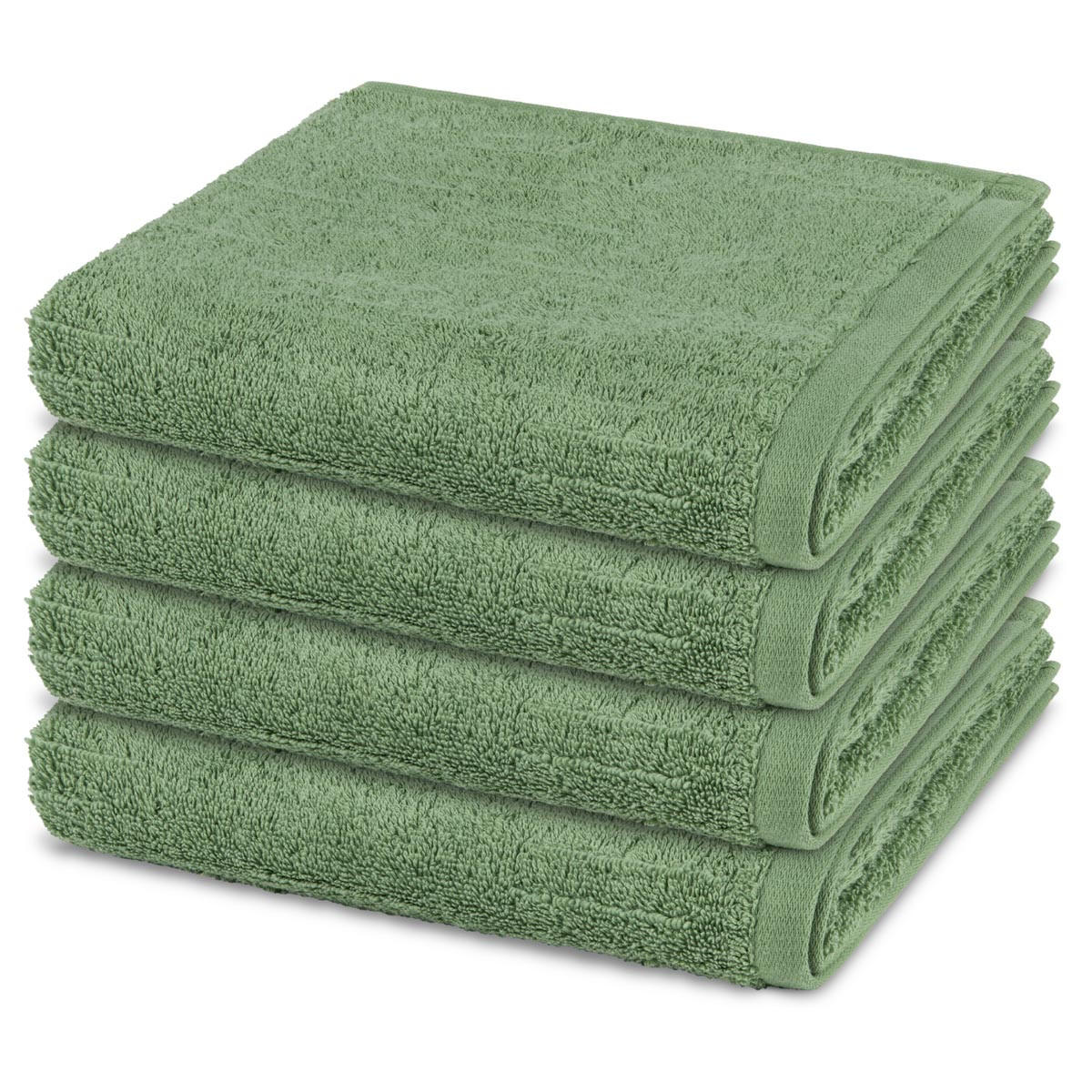 HANDTUCH Premium 4er-Set - Grün, Textil (50/100cm) - Ross