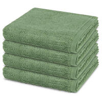 HANDTUCH Premium 4er-Set - Grün, Textil (50/100cm) - Ross