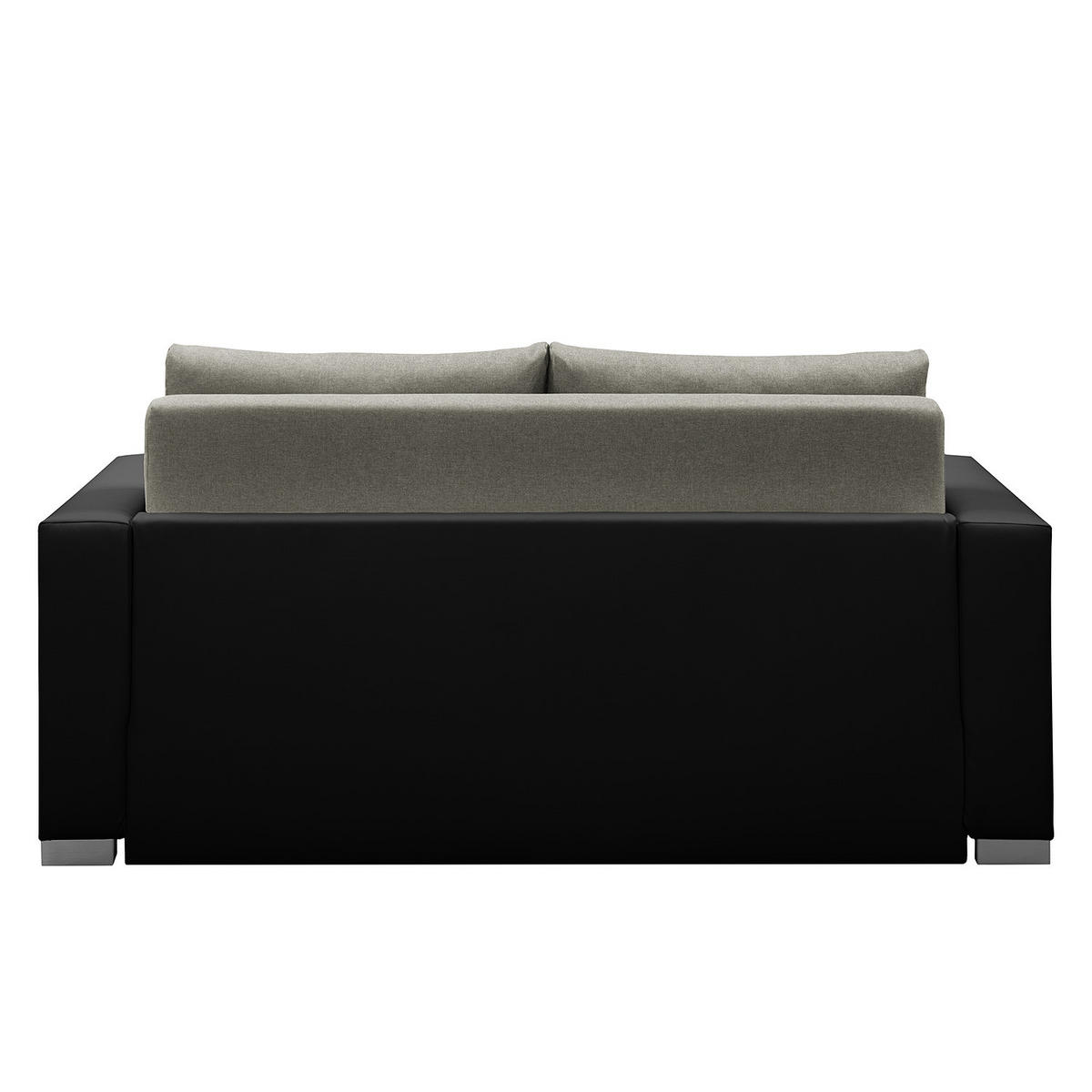 SCHLAFSOFA - Schwarz, Kunststoff/Textil (153/90/90cm) - home24