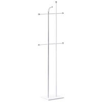VĚŠÁK NA OBLEČENÍ Stříbrný Odhill - stříbrná, kov (46/162/26cm) - Beliani