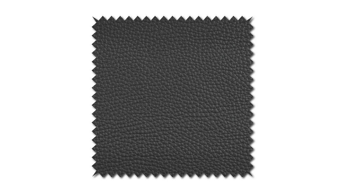 LEDERSOFA MIT SITZTIEFENVERSTELLUNG PALACE Schwarz Leder Relaxfunktion - Schwarz, Leder (298/74/120cm) - KAWOLA
