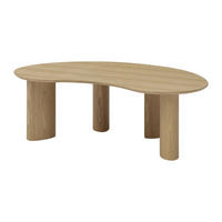 BEISTELLTISCH mit Eschenfurnier - Helles Naturholz - CALYNOR - Naturfarben, Holz (120/70/40cm) - Vente-Unique