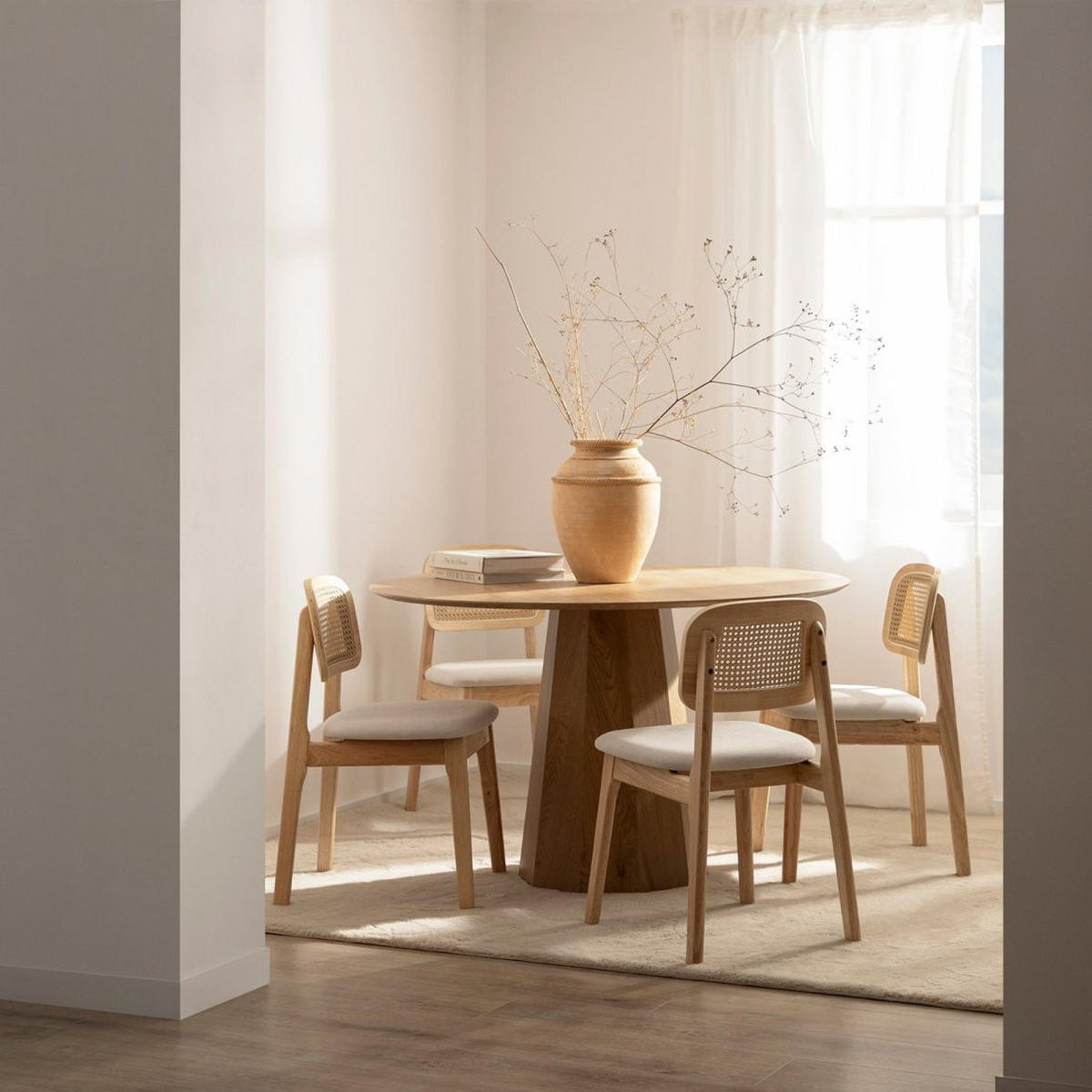 ESSZIMMERSTUHL Tove Natürlich 46 cm x 79 cm - Naturfarben, Textil (46/79/49cm) - Klast Home