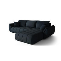 ECKSOFA Misato In Wind - Dunkelblau, Holzwerkstoff/Textil (280/175cm) - Fun Möbel