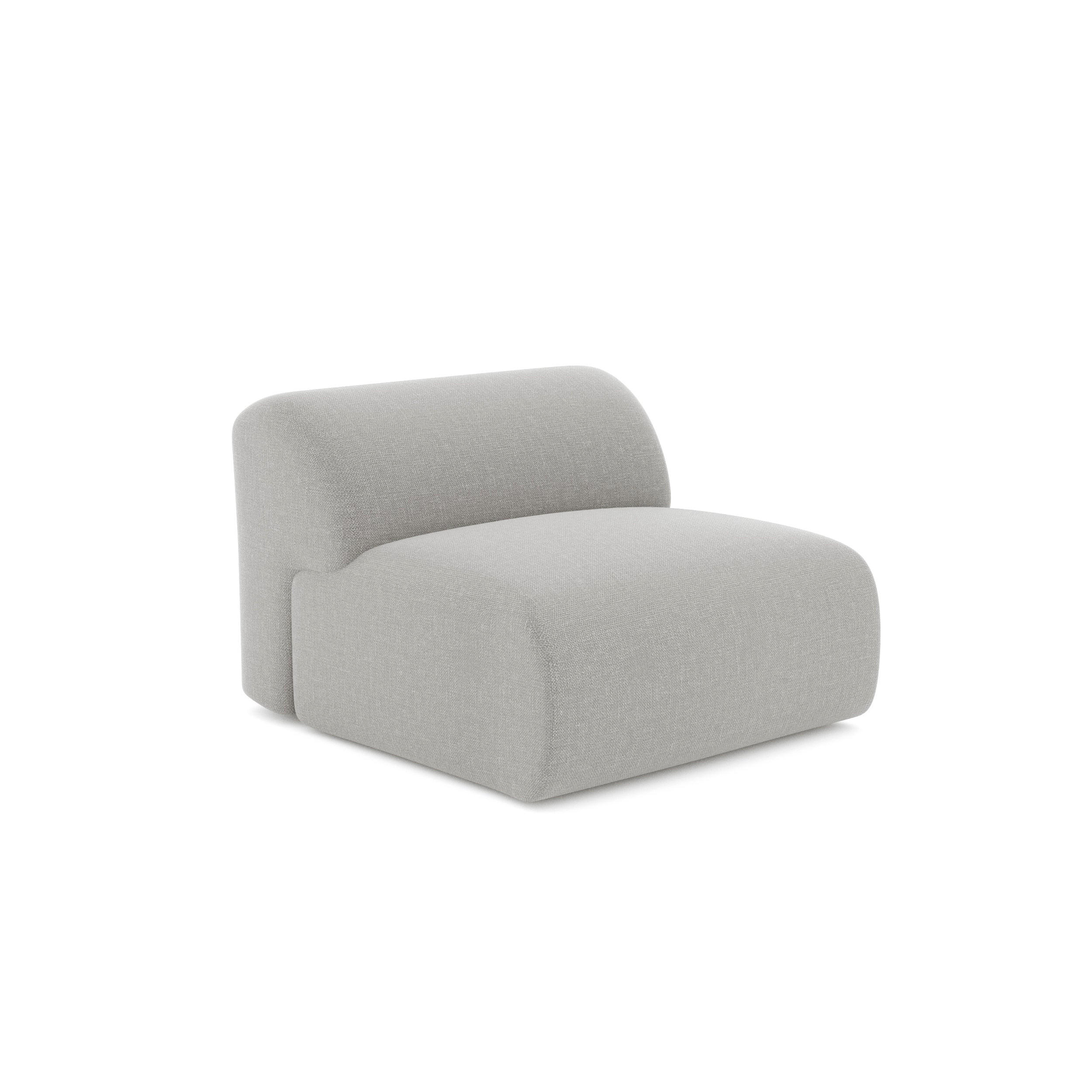 RASTERGEWEBE Hellgrau 75cm - Hellgrau/Grau, Textil (75/67/97cm) - Sia Home