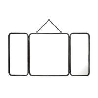 SPIEGEL Vintage-Stil - 60 x 112 cm - Grau metallic - CERRONE - Silberfarben, Glas (112/60/2cm) - Vente-Unique