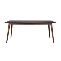 ESSTISCH Elroy 180x80 cm Walnussfarbe - Braun, Holz (180/80/75cm) - Dutchbone