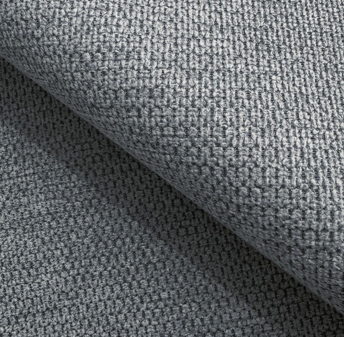 SOFA OLIO Mit Schlaffunktion Und Bettkasten, Bonell-Taschenfederung, Aragon-Stoff, lose Rückenkissen, freistehend, 238x101x86 cm Dark grey - Hellgrau, Holz/Textil (238/86/101cm) - DomoHome