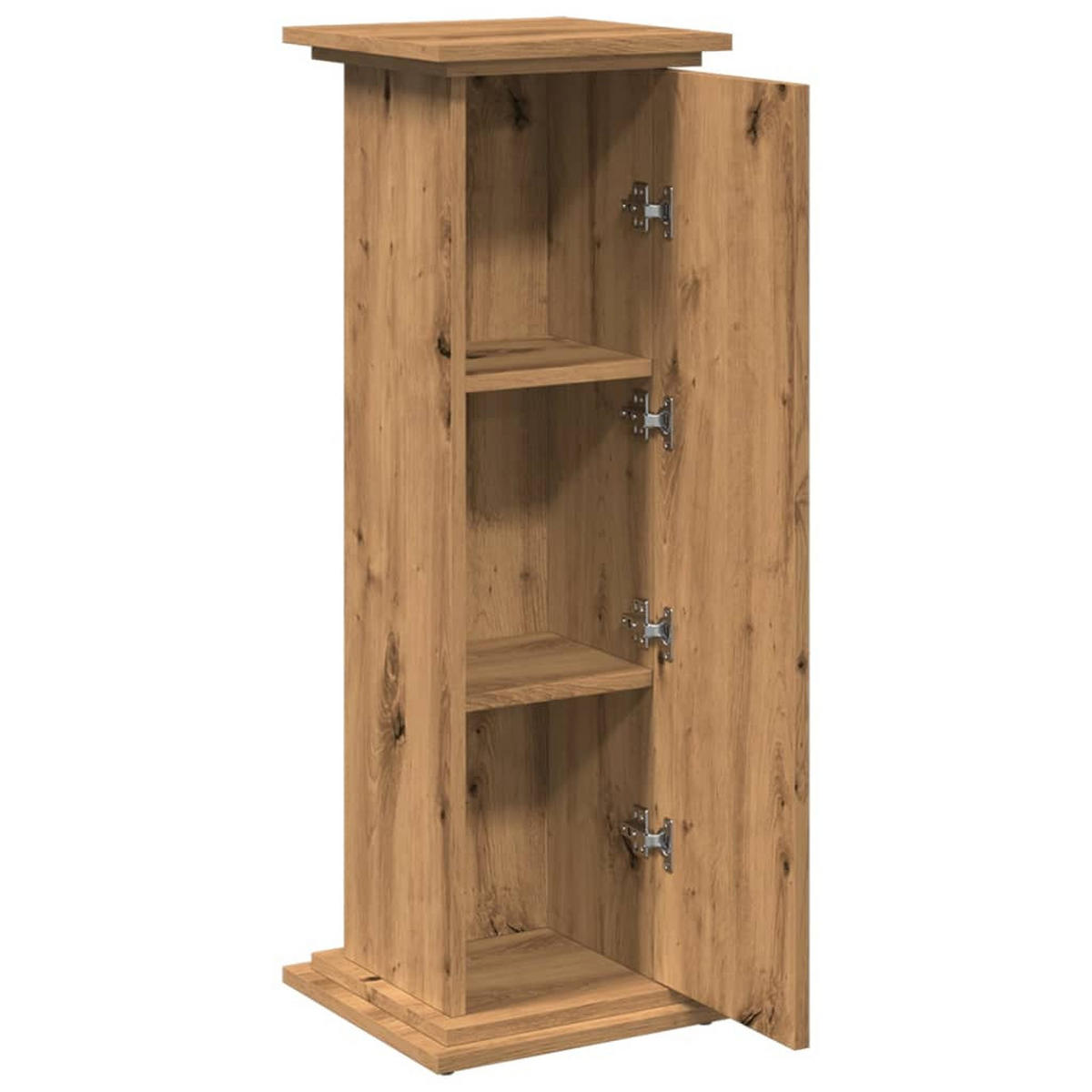 POSTAMENT Mit Stauraum Artisan-Eiche 31/30/90 Cm Holzwerkstoff - Braun, Holzwerkstoff (31/90/30cm) - vidaXL