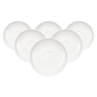 KAFFEE-/TEEUNTERTASSEN Anmut weiß ø 15 cm 6er Set - Weiß, Keramik (15cm) - Villeroy & Boch