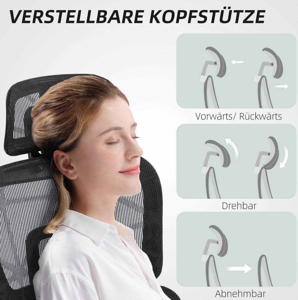 DREHSTUHL 64/66/114-122 cm schwarz aus Polyester mit Liegefunktion - Schwarz, Kunststoff (64/122/66cm) - OKWISH