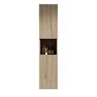 MIDISCHRANK 160x35x35cm in Weißeiche,aus Sperrholz mit Dämpfer - Eichefarben, Holzwerkstoff (160/35/35cm) - Modfu