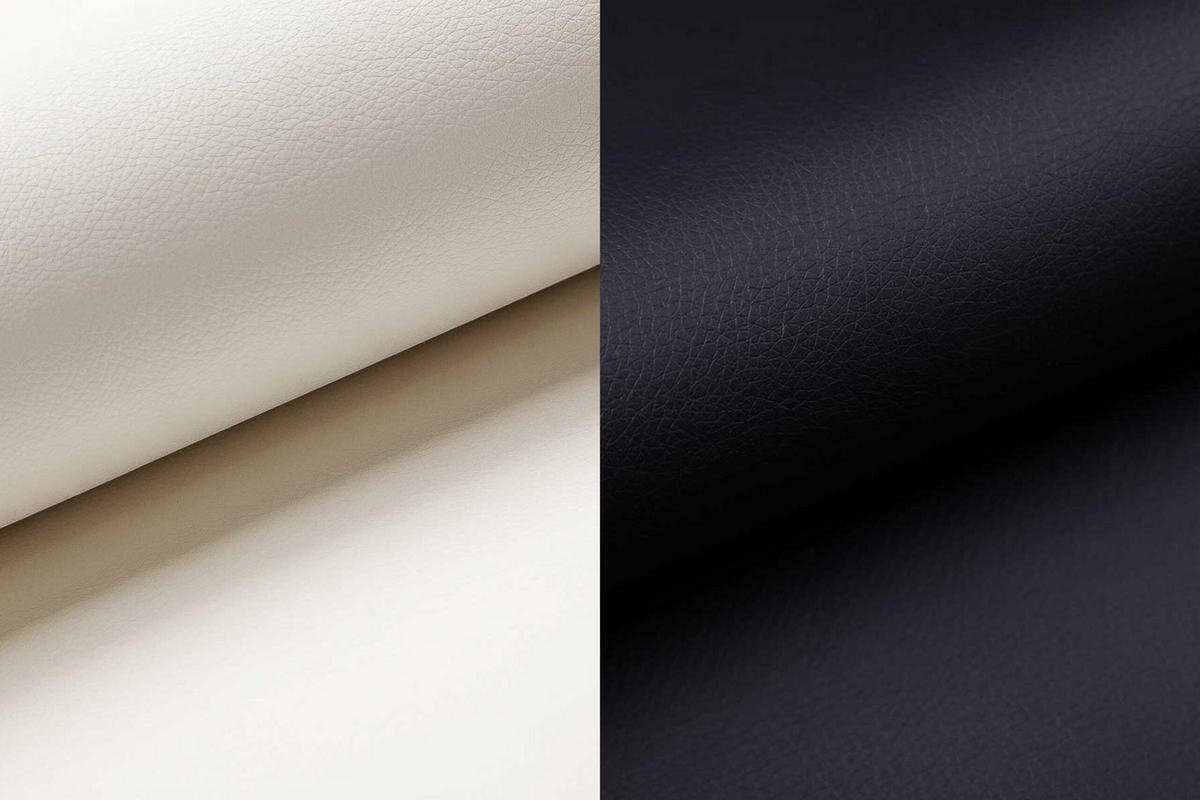 ECKSOFA L-Form, Stoff Soft, Schwarz + Weiß, Links, Palermo - Schwarz, Holz (240/210cm) - Kaiser Möbel