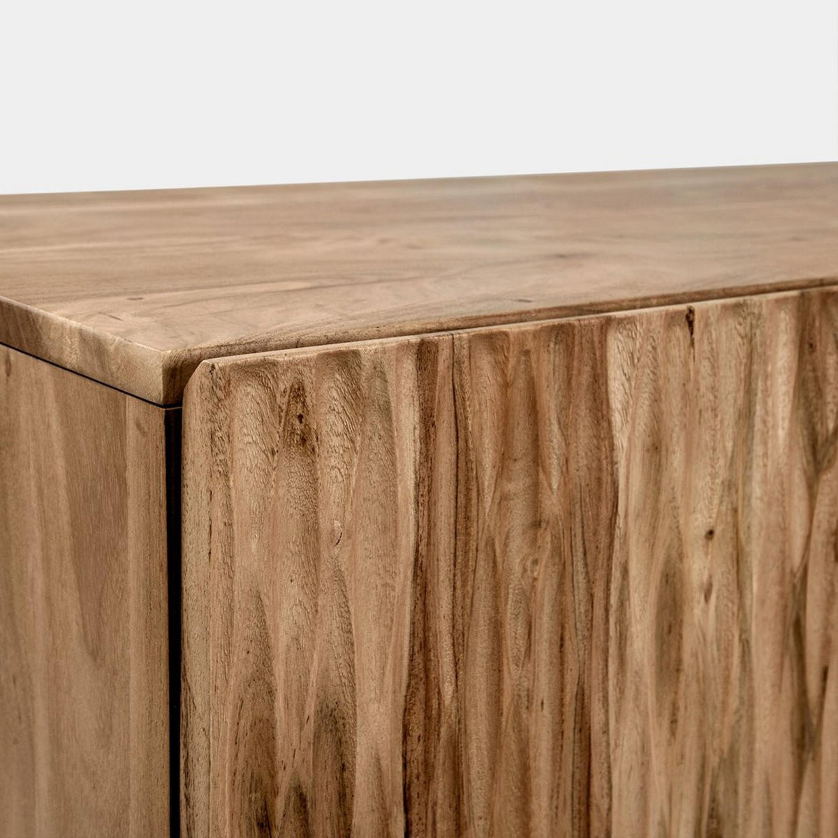 TV-ELEMENT Diya Natürlich 160 cm x 52 cm - Naturfarben, Holz (160/52/40cm) - Klast Home