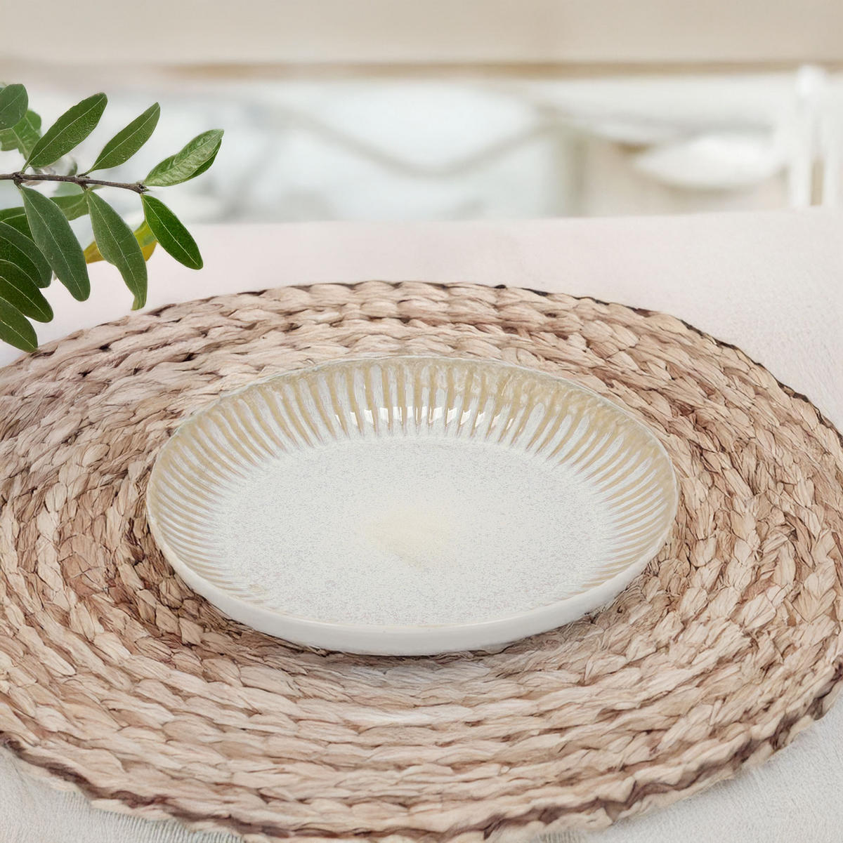 DESSERTTELLER Essence Ø 21 cm - Grau, Keramik (21cm) - Siaki