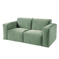 2-SITZER SOFA - Hellgrau, Textil (190/75/96cm) - home24