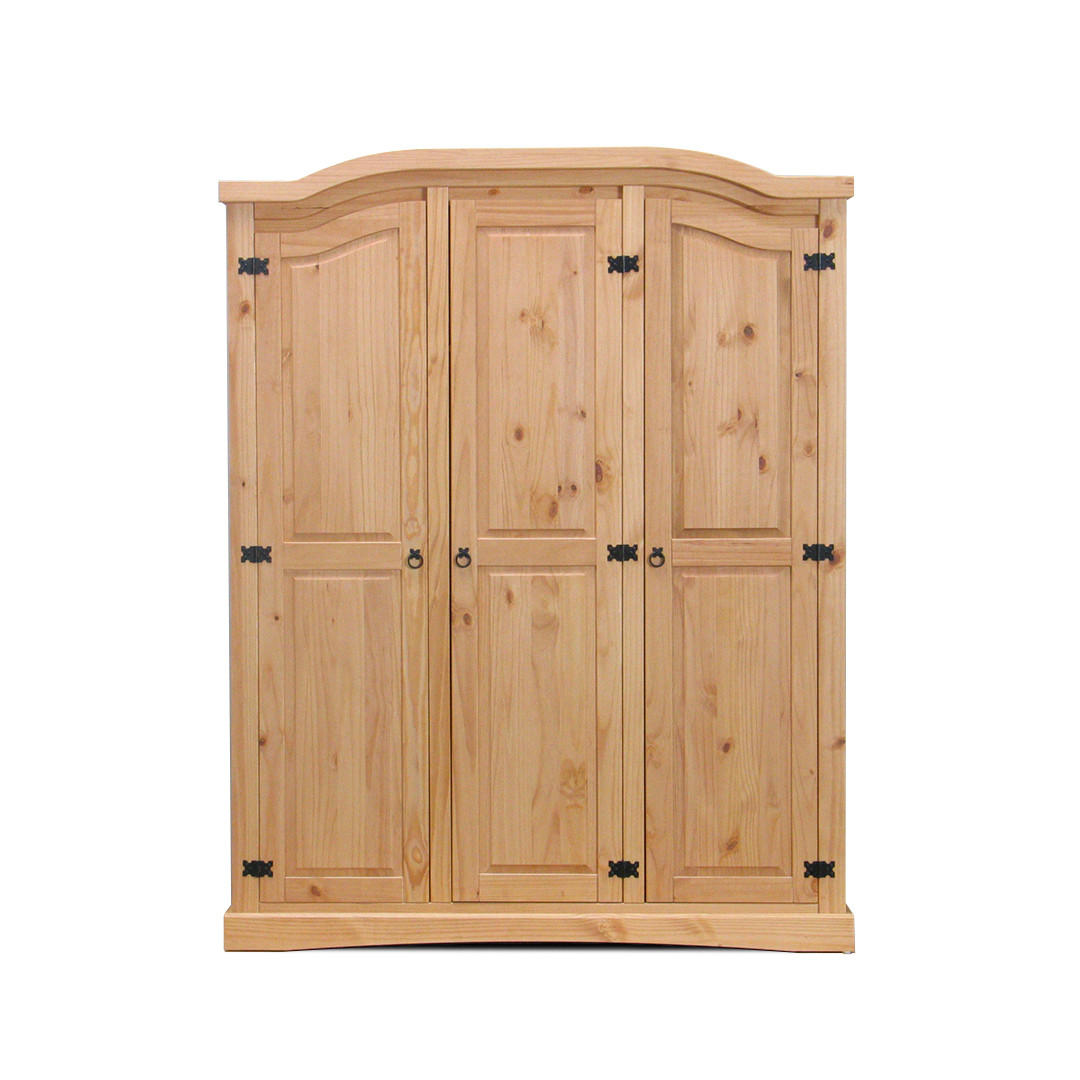 KLEIDERSCHRANK natur - Braun, Holz/Textil (152/193/54cm) - ebuy24